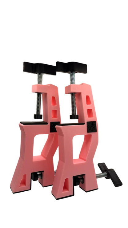 Ski Vise - Skischraubstock / Rosa